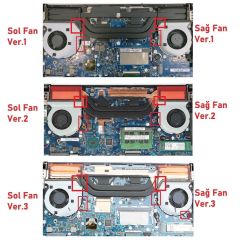 Asus FX502VE Fan Sağ V1