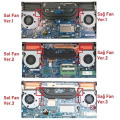 Asus FX502VE Fan Sağ V2