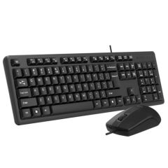 A4 Tech KK-3330 Q Klavye Mouse Set MM Siyah