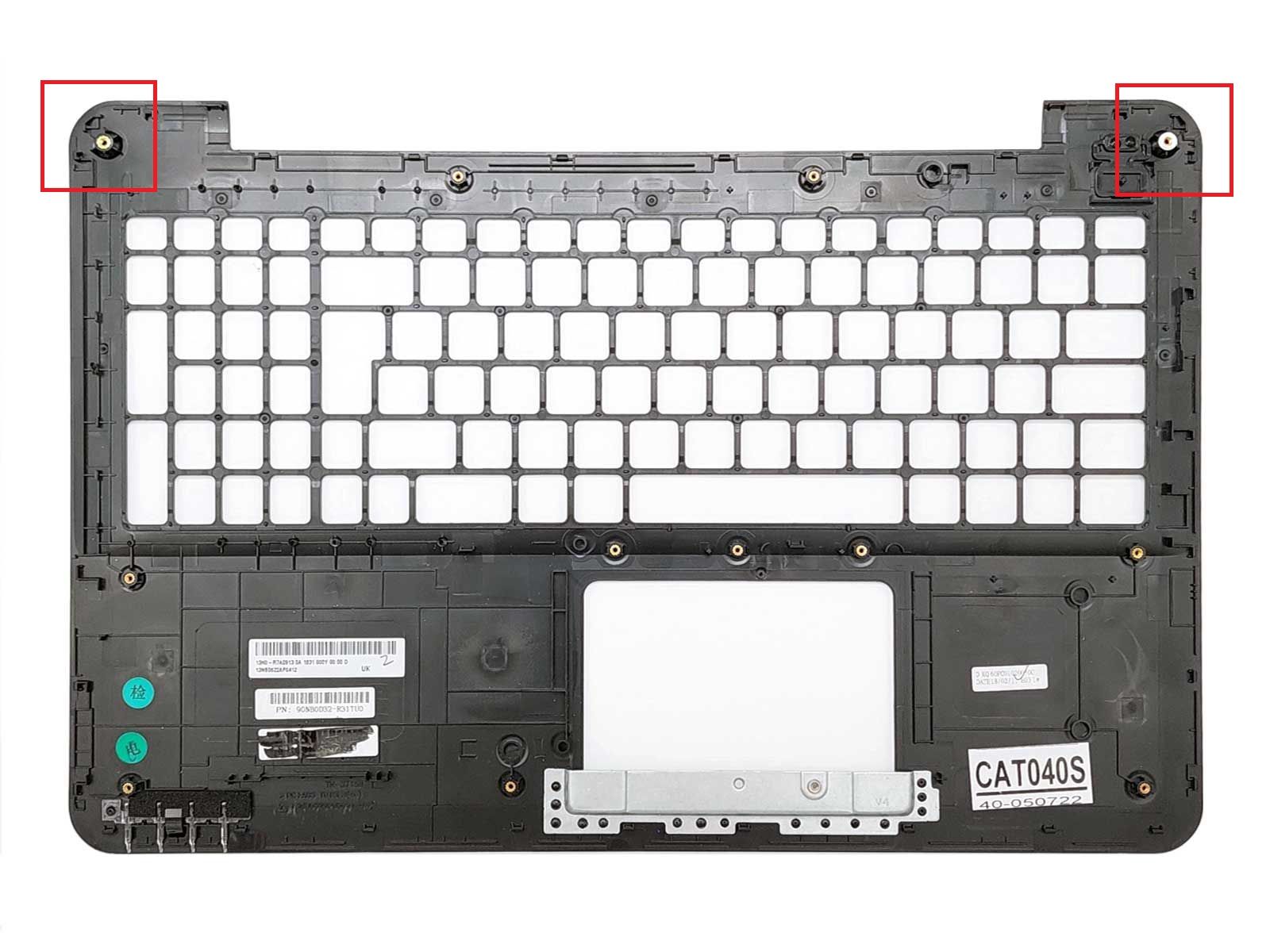 Asus K555L, X555L Notebook Üst Kasa - Silver - Ver.1