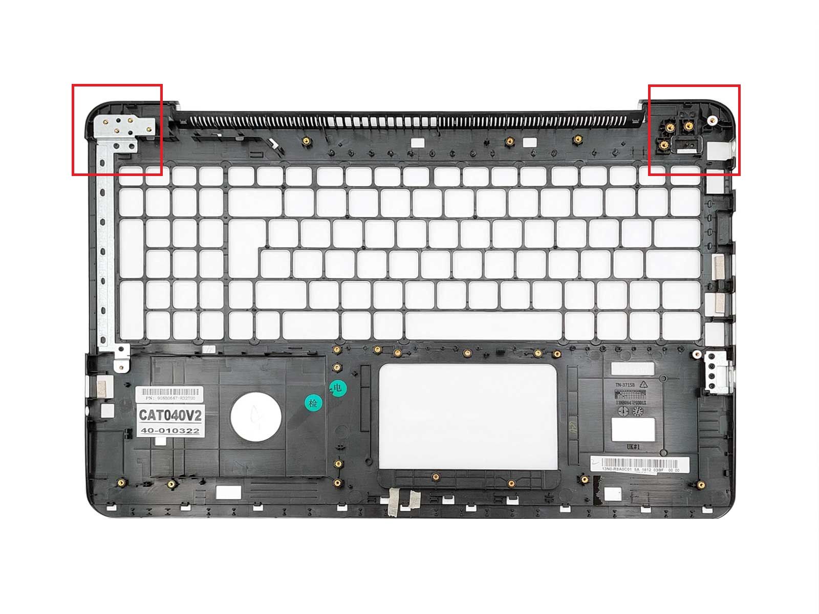 Asus K555L, X555L Notebook Üst Kasa - Silver - Ver.2
