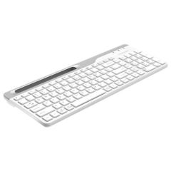 A4 Tech FBK25 Beyaz Bluetooth+2.4G Nano FN-Multimedya  Kablosuz Klavye