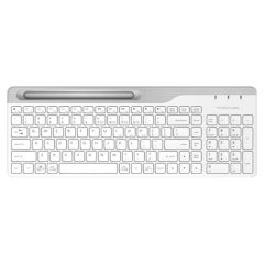 A4 Tech FBK25 Beyaz Bluetooth+2.4G Nano FN-Multimedya  Kablosuz Klavye