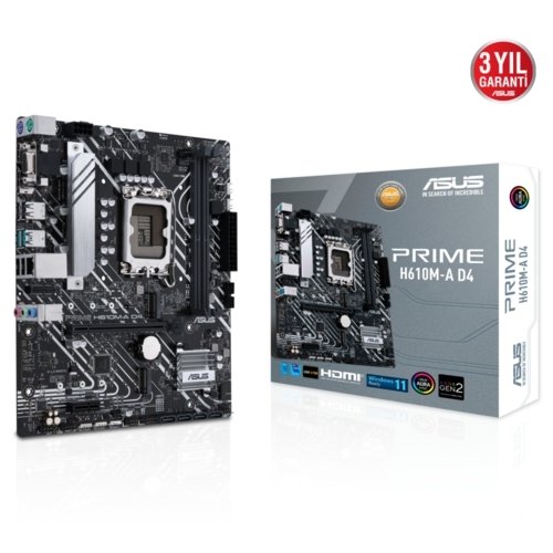 Asus PRIME H610M-A DDR4 S+V+GL 1700p