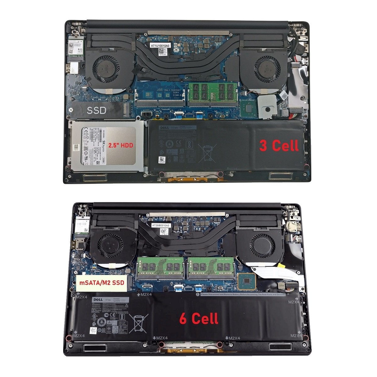 RETRO Dell Precision M5520, XPS 15-9560, 6GTPY Notebook Bataryası - 6 Cell - 97Wh