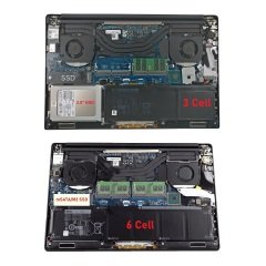 RETRO Dell Precision M5520, XPS 15-9560, 6GTPY Notebook Bataryası - 6 Cell - 97Wh