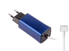 Retro-Color, Apple MacBook 45W-60W MagSafe 2 Mini Adaptör - Mavi