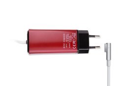Retro-Color, Apple MacBook 85W MagSafe 1 Mini Adaptör - Kırmızı