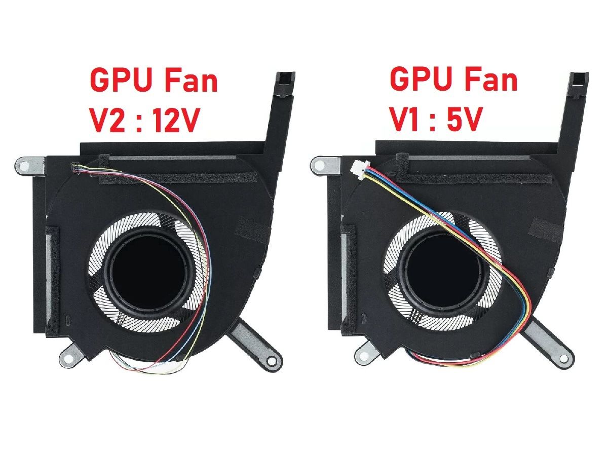 Asus TUF Gaming F17 FX707ZC-HX063 GPU Fan V2 12V
