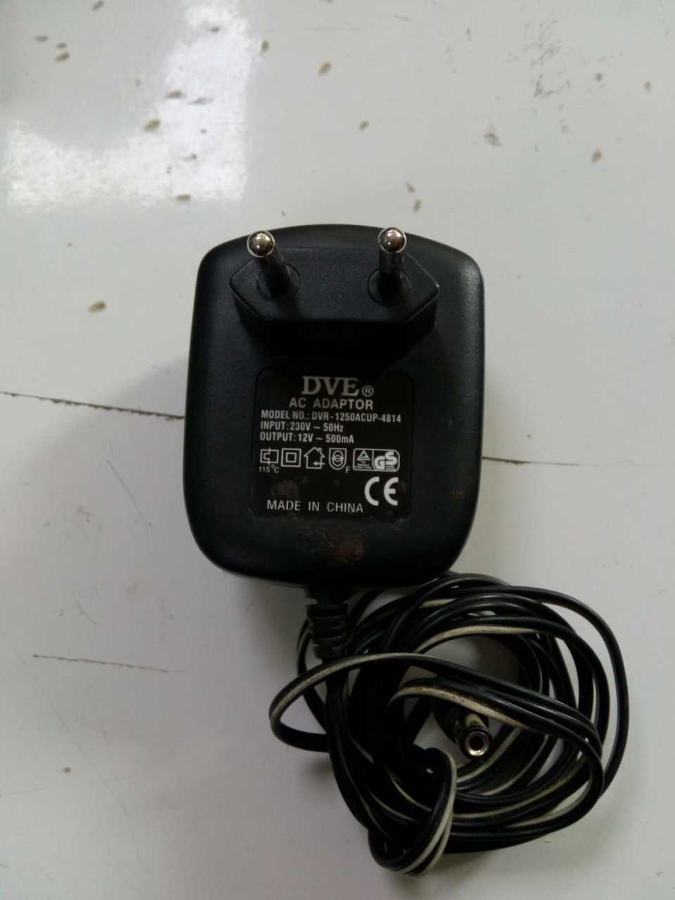 12V 500mA DVR-1250ACUP-4814 Dve ADAPTÖR