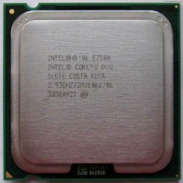 İntel Core2duo E7500 2.93Ghz 3M 775Pin İşlemci