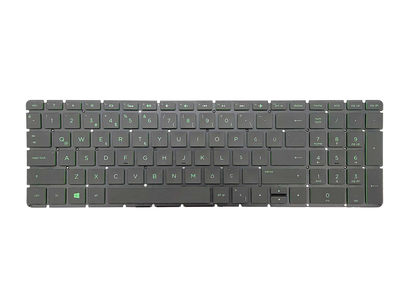 Hp 15-dw0018nt Klavye Işıklı (Yeşil)