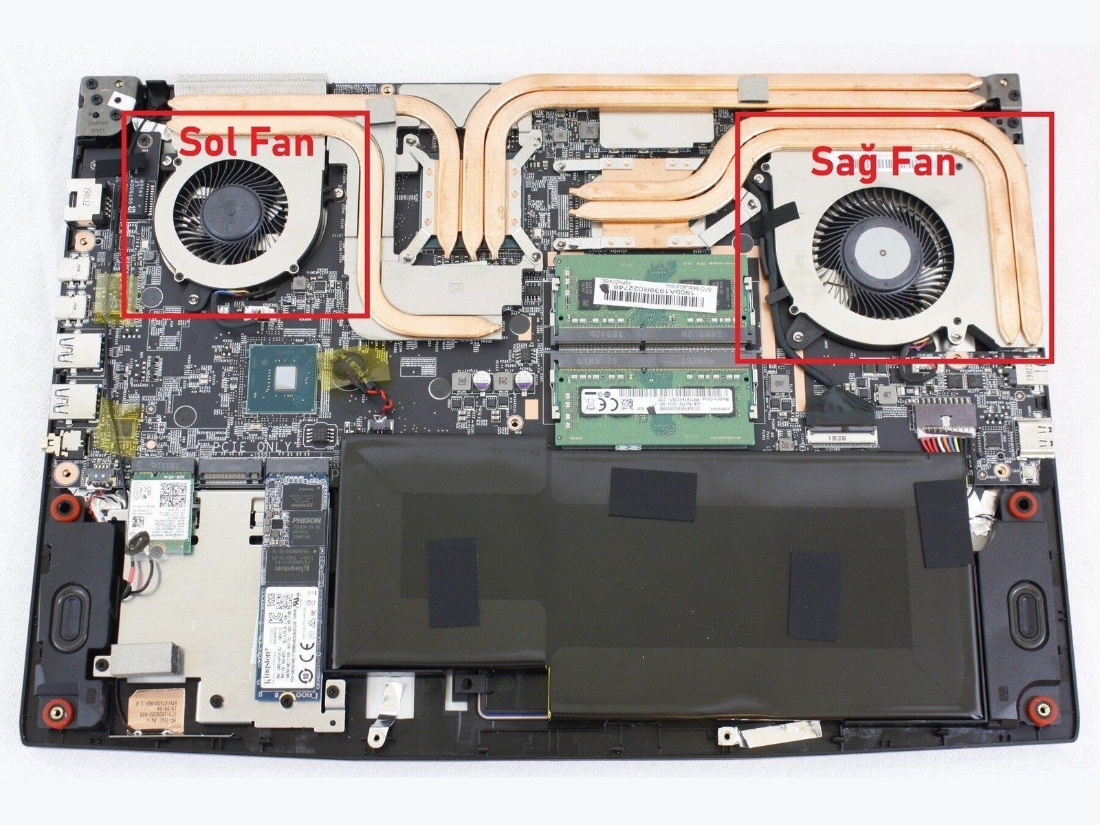 MSI MS-16W1 (Creator 15M A9) Fan V2 (Sol Fan)