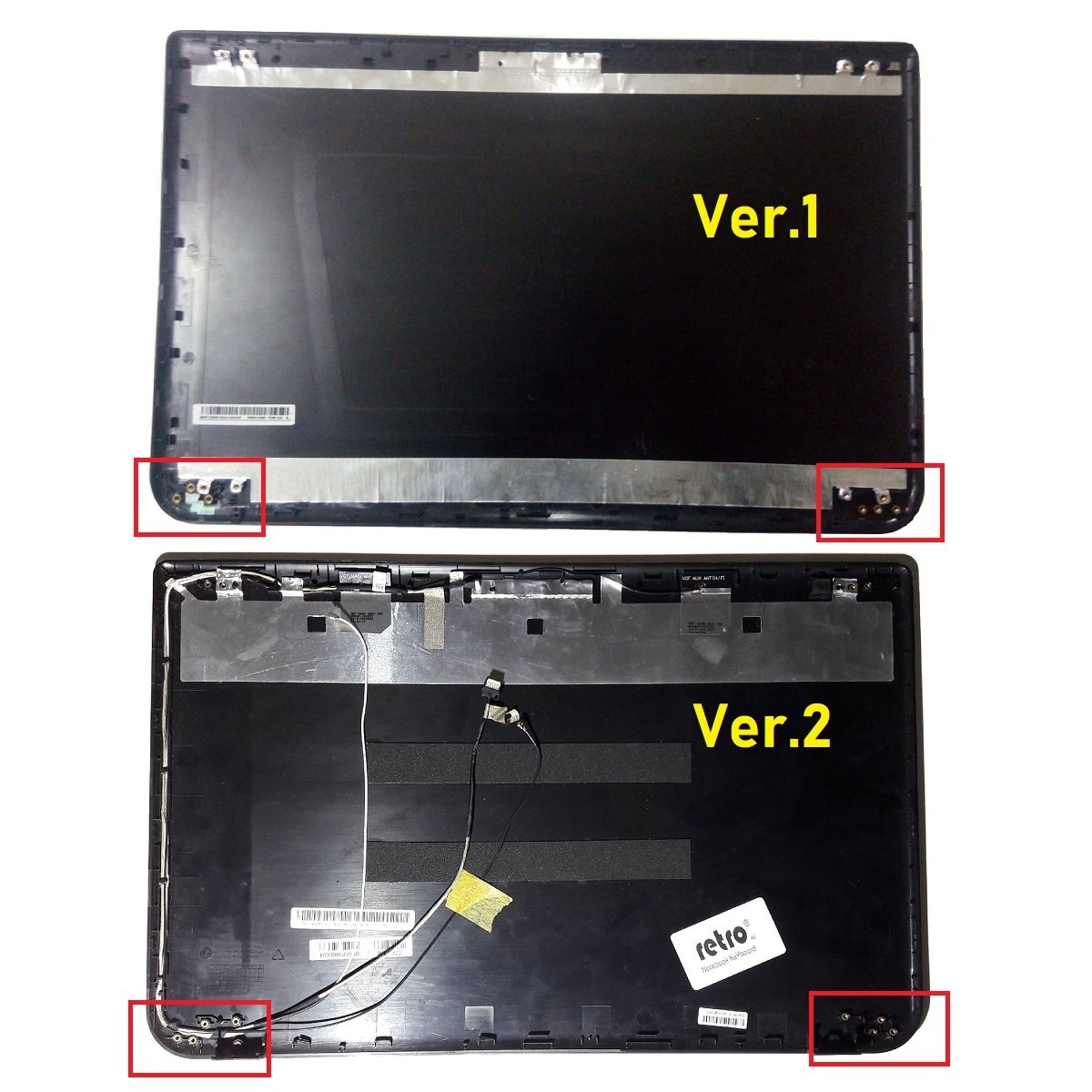 Toshiba Satellite L55-A Lcd Cover Kapak V2 Silver