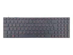 Asus Q550, Q550L, Q550Lf Notebook Klavye - Tuş Takımı / Siyah - TR - Backlit - Kırmızı Tuş