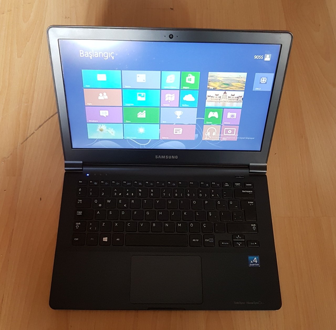 Samsung NP905S3G-K01TR QUAD CORE 1.4GHZ Ultrabook Sorsunsuz