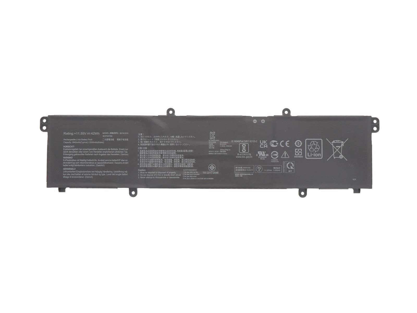 RETRO Asus B1400CE, B31N1915 Notebook Bataryası