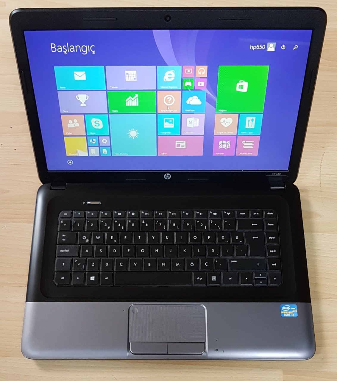 Hp 650 İntel İ5 3210M  2.5Ghz  Notebook