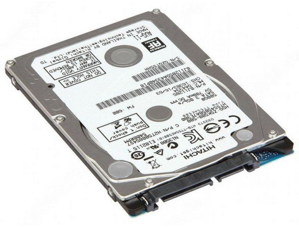 500Gb Hitachi 2,5'' Notebook Harddisk