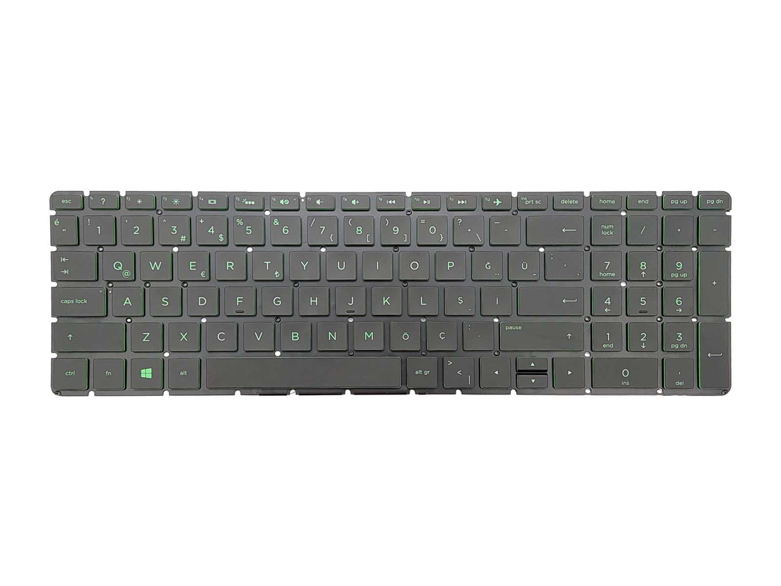 Hp Pavilion Gaming 15-cx0039nt Klavye Işıklı (Yeşil)