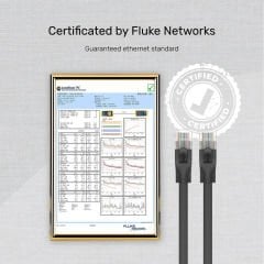 UNITEK CAT6 PATCH KABLO 20MT FLAT 1GBPS, SİYAH (C1815GBK)