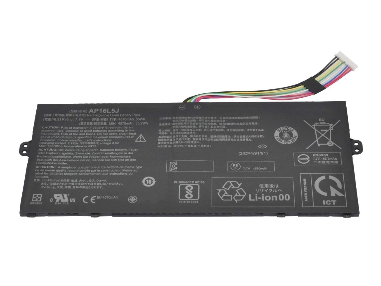 Acer Aspire SF514-52, SF514-53, AP16L5J Notebook Bataryası