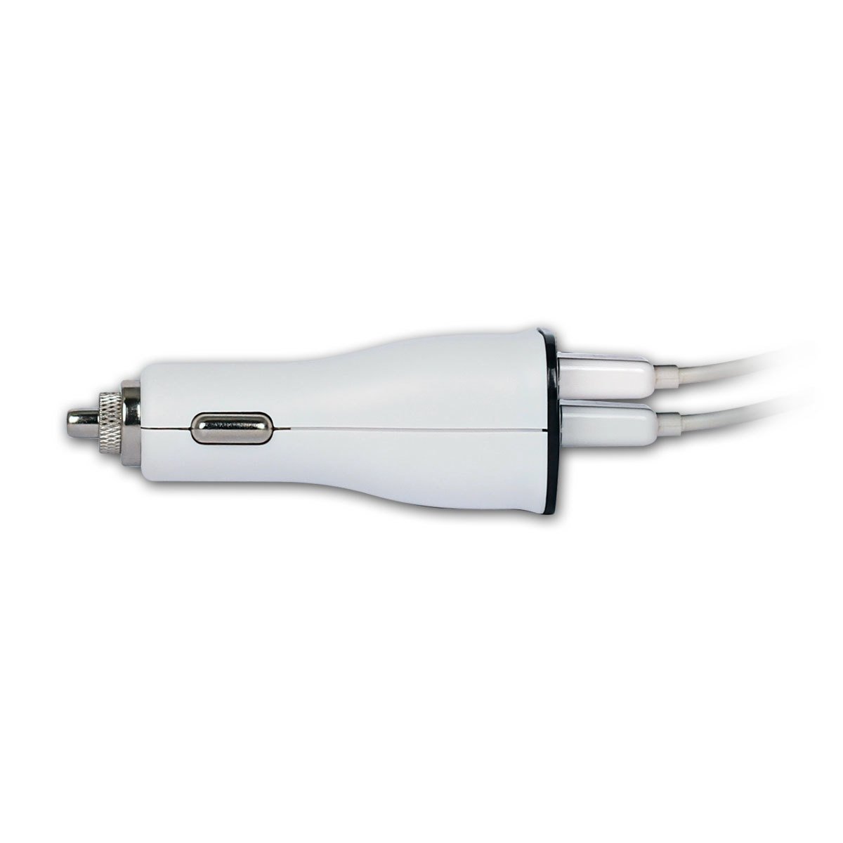 Everest 5V Çift USB 4A Araç Şarj Adaptör Beyaz RETRO