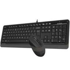 A4 Tech F1010 MM Klavye Mouse Set Gri USB