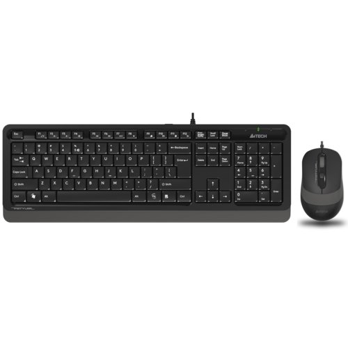 A4 Tech F1010 MM Klavye Mouse Set Gri USB