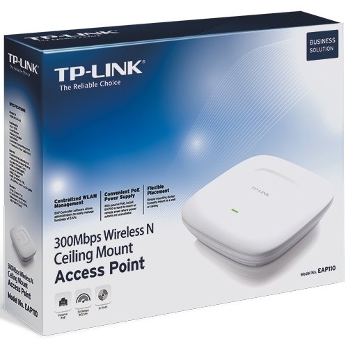 Tp-Link EAP110 Wi-Fi 300Mbps Tavan Tipi Access P.