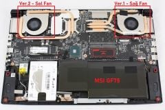 MSI GF75 Thin 9SD Fan V1 (Sağ Fan)