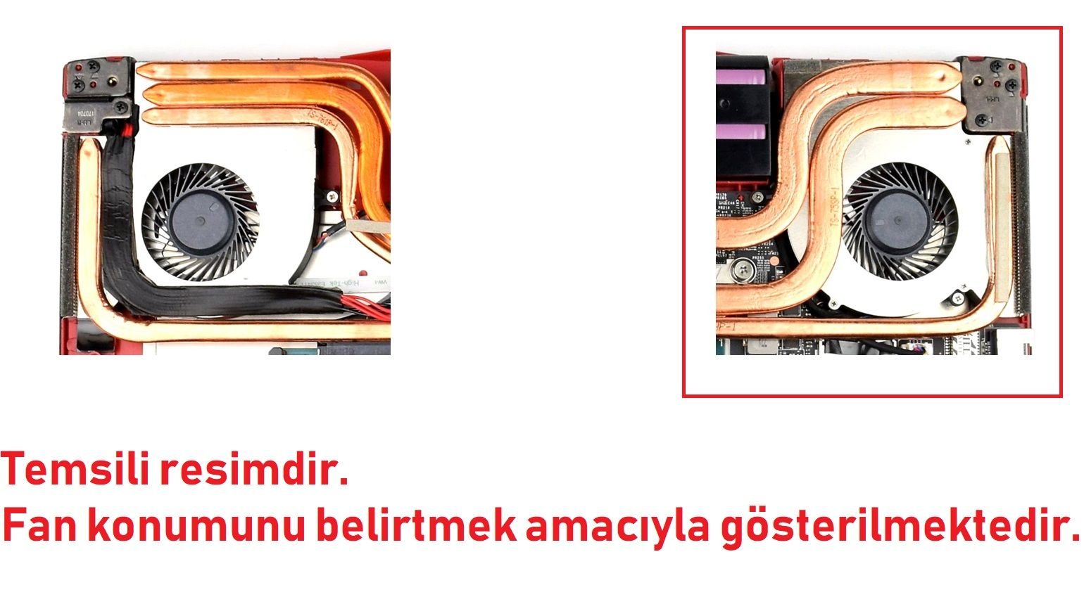 MSI GL73 8RE Fan SAĞ