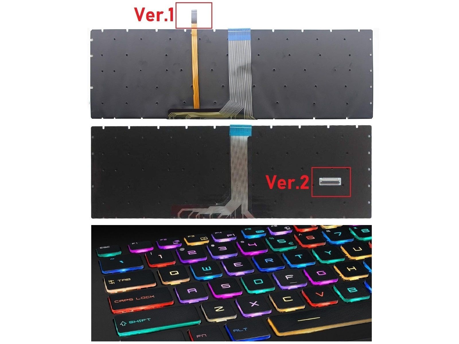 MSI GL73 8RE Klavye V2 Işıklı (RGB)