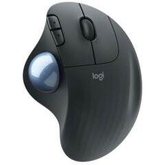 Logitech M575 Ergo Trackball Mouse Kurumsal Siyah Gri 910-006221  Bluetooth, Trackball, Ergonomik, Unifying
