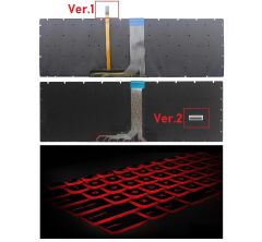 MSI GL73 8RE Klavye V2 Işıklı (RGB) Kırmızı Tuş
