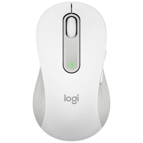Logitech M650 L Signature Kablosuz Mouse Beyaz 910-006238  Büyük Boy, Bluetooth, 5 tuşlu, Geri dönüştürülmüş malzeme
