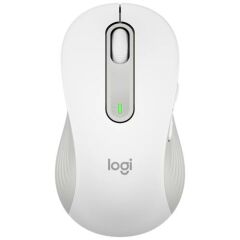 Logitech M650 L Signature Kablosuz Mouse Beyaz 910-006238  Büyük Boy, Bluetooth, 5 tuşlu, Geri dönüştürülmüş malzeme