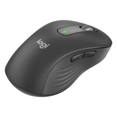 Logitech M650 L Solak Signature Kablosuz Mouse Siyah 910-006239  Sol El iİçin, Büyük Boy, Bluetooth, 5 tuşlu, Geri dönüştürülmüş malzeme