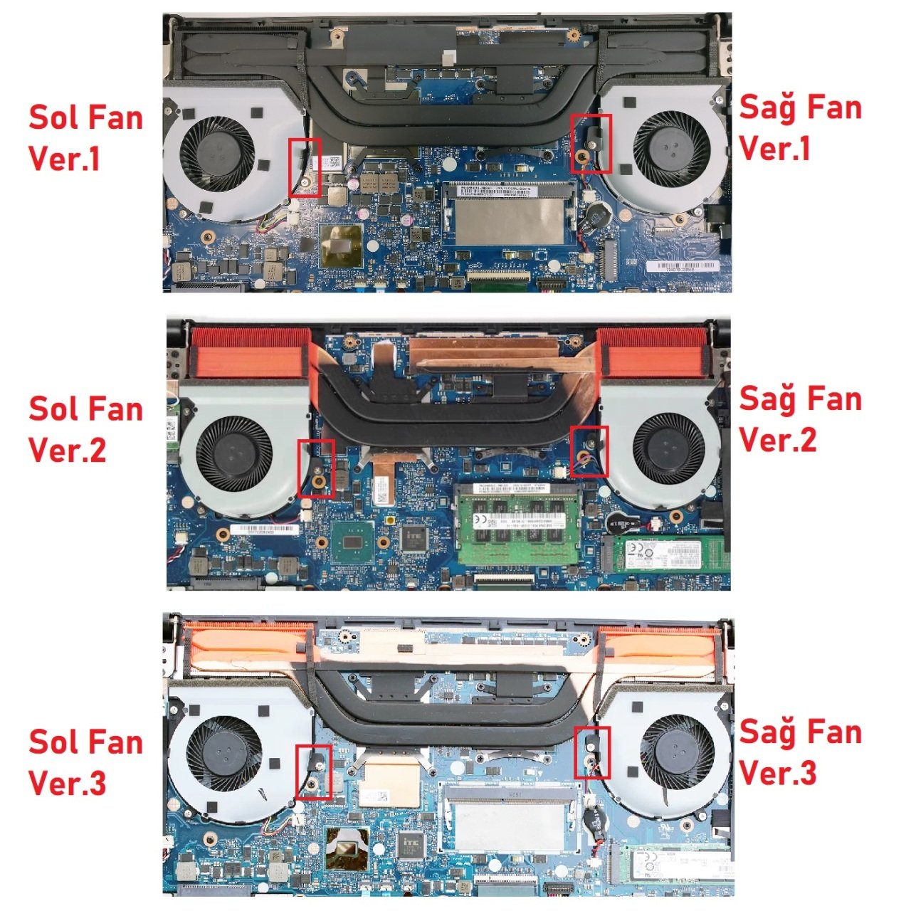 Asus FX502VM Fan Sağ V3