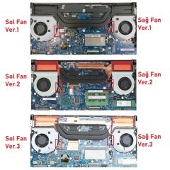 Asus FX502VM Fan Sağ V3