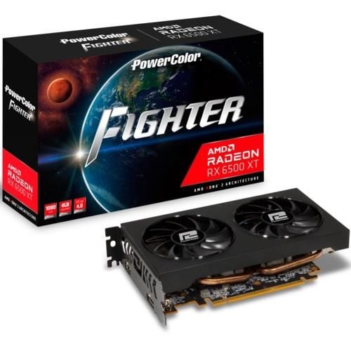 PowerColor Fighter RX6500XT OC 4GB 64Bit GDDR6