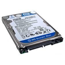 320Gb  Western Digital 2,5'' Notebook Harddisk