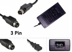 Lukhan Termal POS Barkod Etiket Yazıcı 24V 2.5A 3Pin DIN Adaptör RETRO