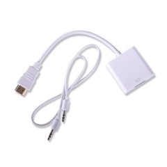 Qport Q-Hd-Vgj  Hdmı To Vga Çevirici + Ses Girişli