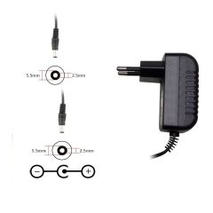 Arnica Süpürge 12V-19V 450mA-600mA (0.45A-0.6A) Adaptör - Şarj Aleti