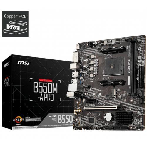 MSI B550M-A PRO DDR4 S+V+GL AM4 (mATX)