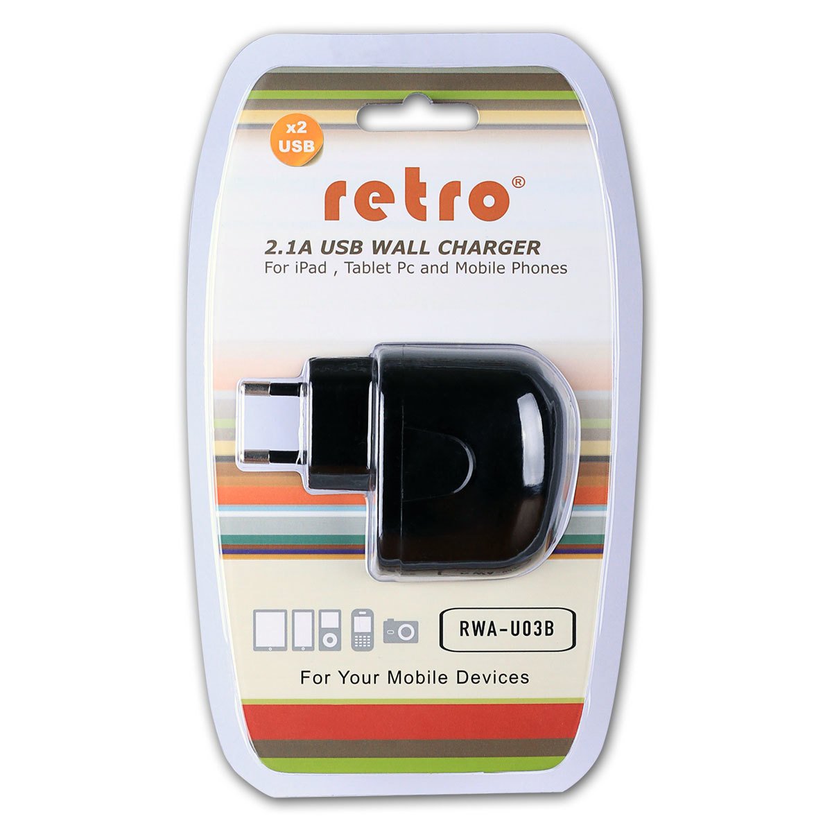 Amazon 5V 2.1A Çift USB Şarj Adaptör RETRO