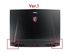 MSI GT72S Lcd Cover Kapak Siyah V1