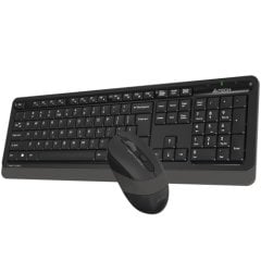 A4 Tech FG1010 Q Kablosuz MM Klavye Mouse Gri