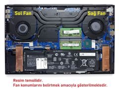 Hp Omen 15-en0000 Fan V1 (Sağ Fan - 5V)